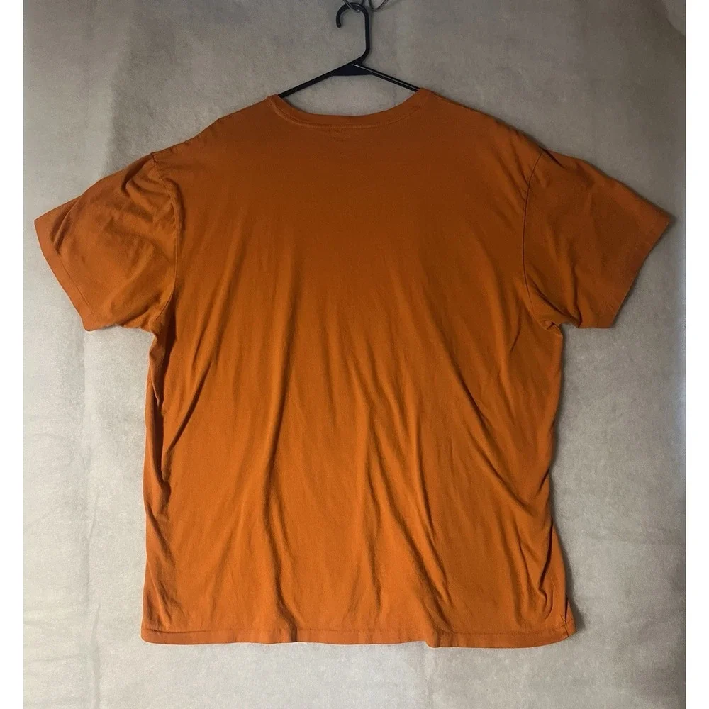 Polo Ralph Lauren Short Sleeve Shirt Size XL Orange 100% Cotton Crew Neck